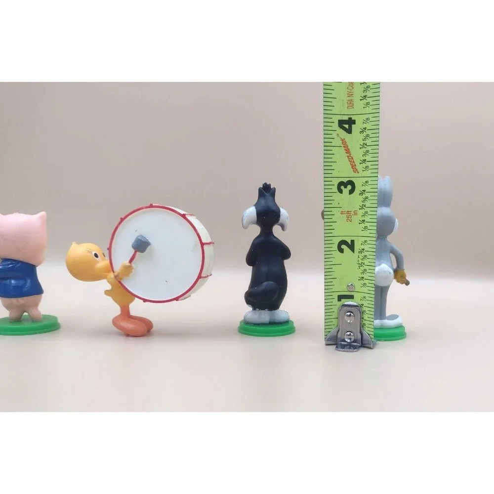 Vtg 1970 Looney Tunes Band Cake Topper Bugs Sylvester Tweety Daffy Duck Porky